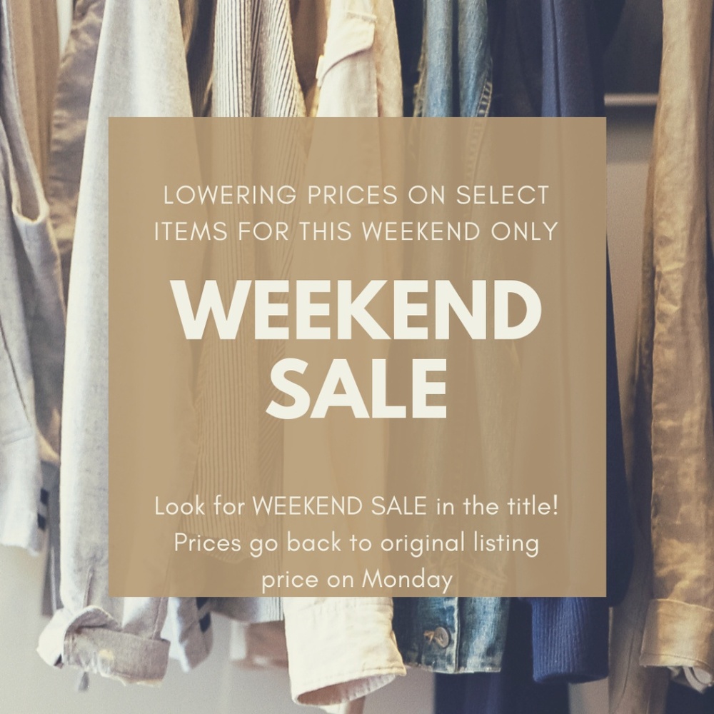 🔥WEEKEND SALE 🔥